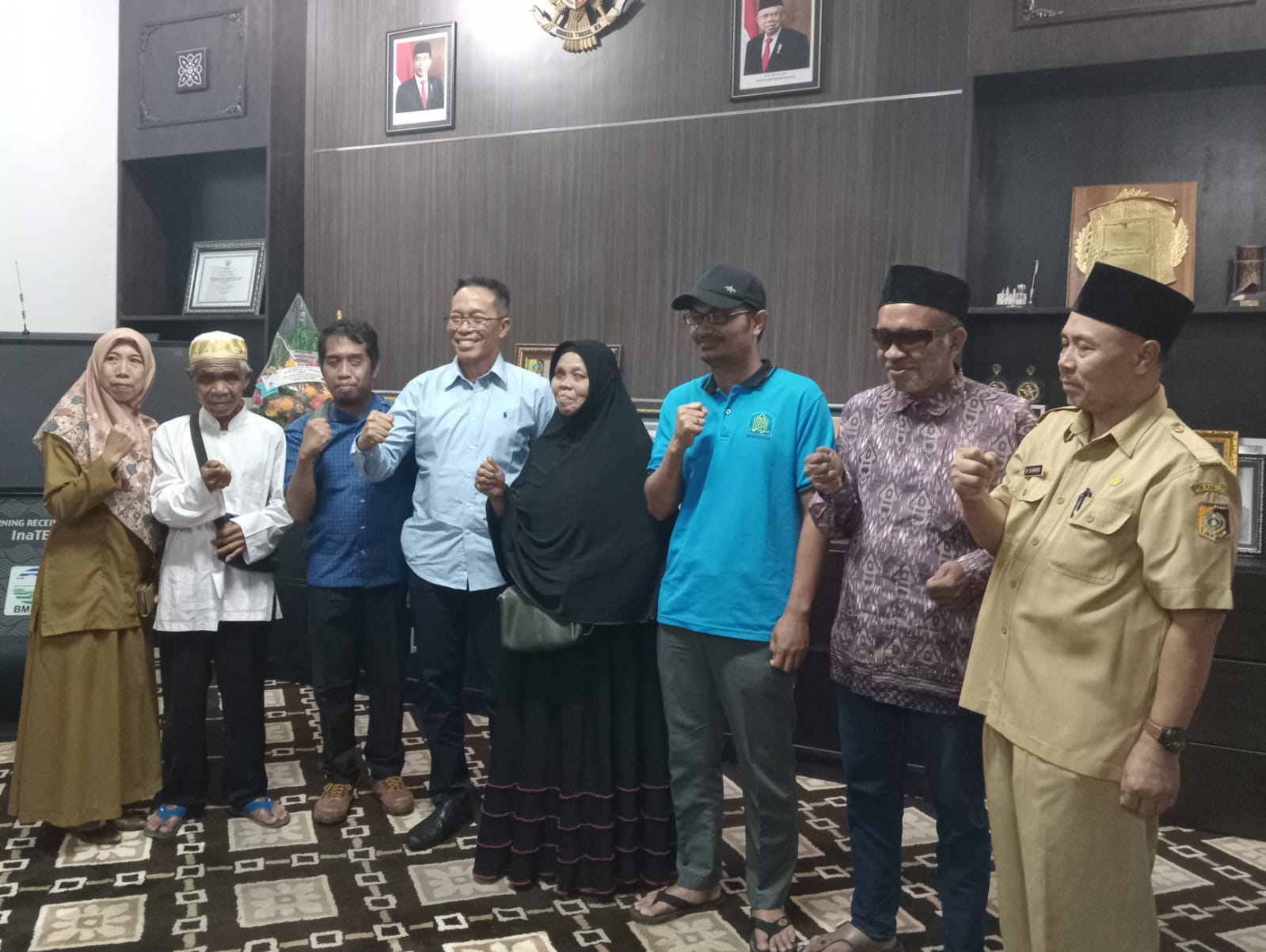 PERTUNI (Persatuan Tuna Netra Indonesia) Kunjungi Pemerintah Daerah Kabupaten Lombok Timur